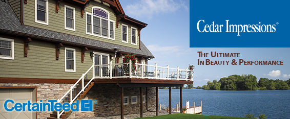 New Cedar Impressions Panels Erie Materials Certainteed Cedar Impressions Polymer Shingles