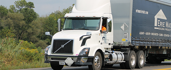 Erie Materials Building Product Solutions For Professionals Erie Materials Truck