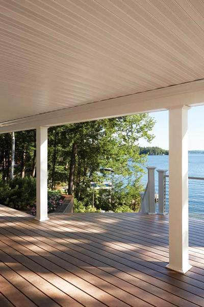 UnderShield Creates Attractive, Dry Space Below Decks